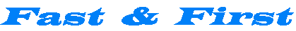 Fast & First LOGO